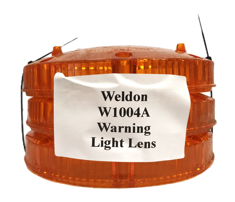 Weldon Amber Warning Light Lens W1004A [Lot of 3] NOS