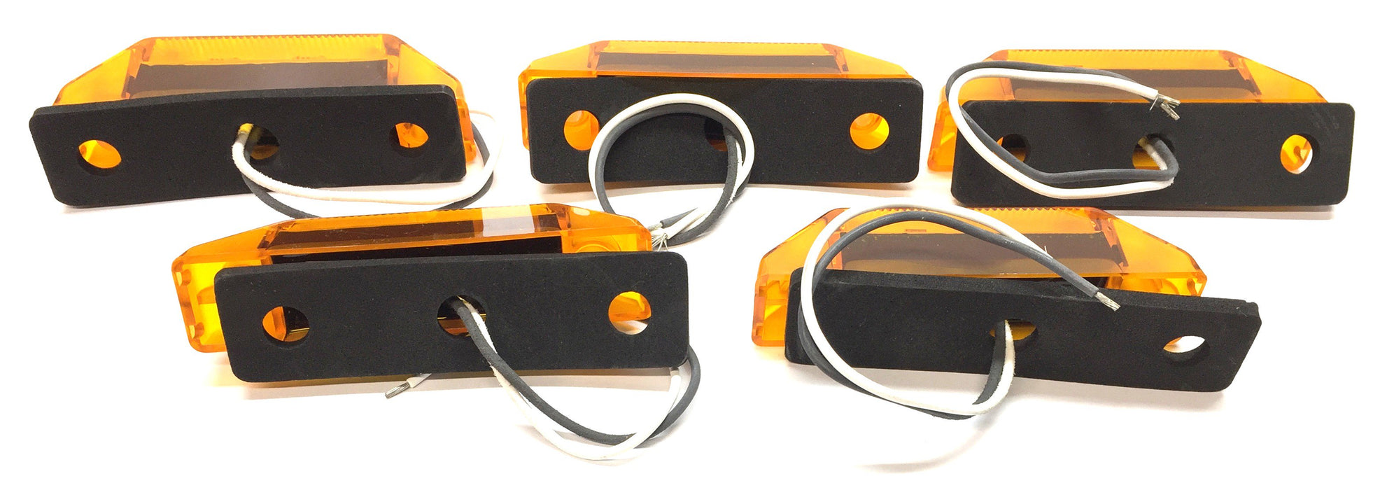 Dialight 13.5 Volt LED Amber Side Marker Light 15050AB [Lot of 5] NOS