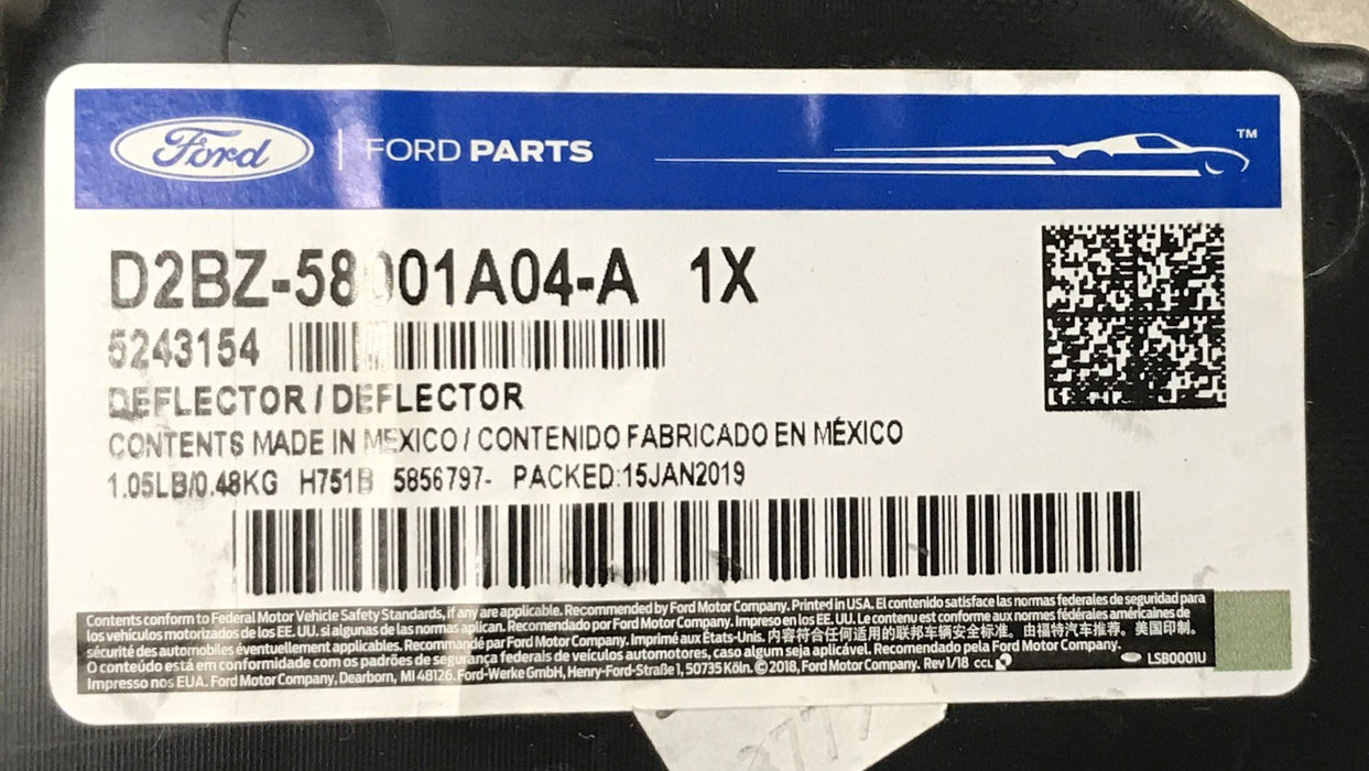 Ford Radiator Support Access Cover D2BZ-58001A04-A NOS
