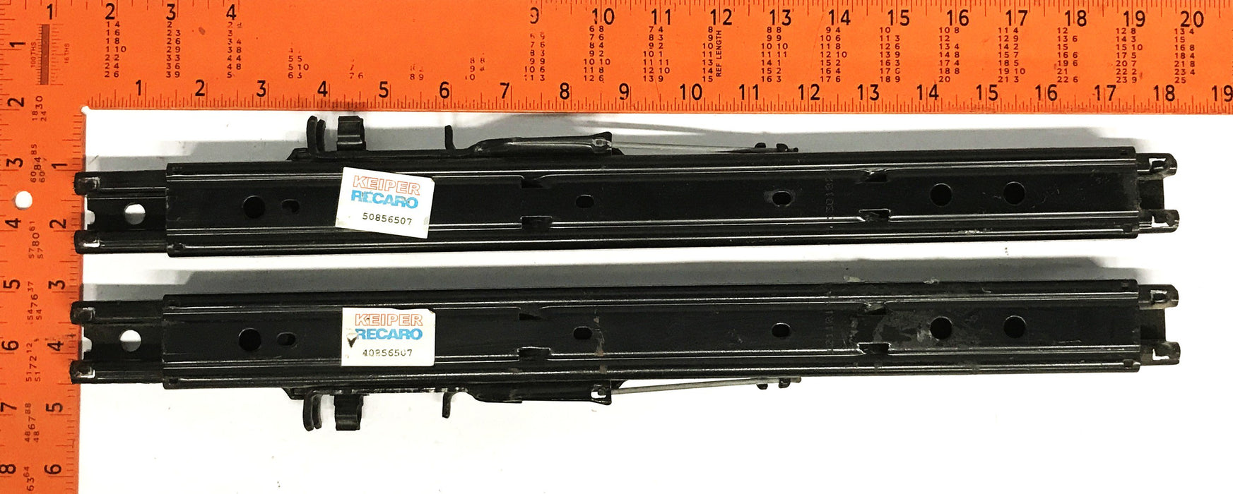 Keiper Recaro Seat Slider Set 50956507 and 40856507 NOS