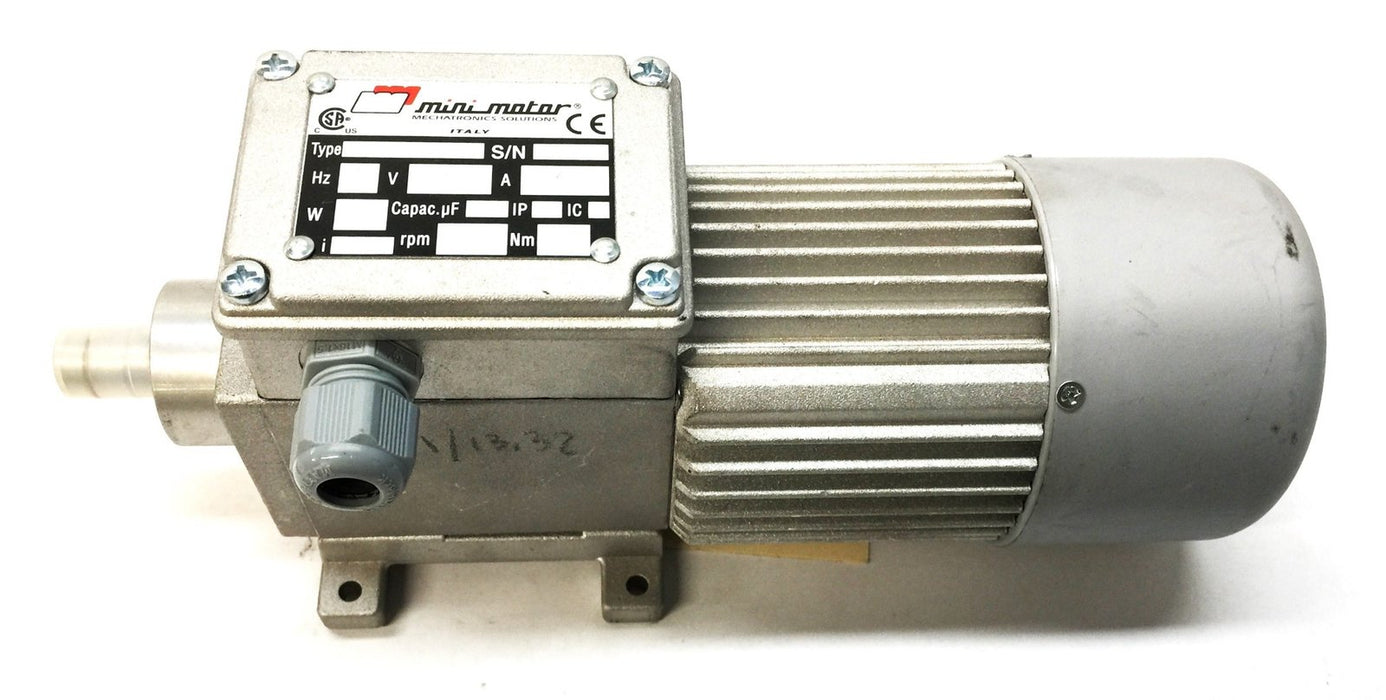 Minimotor 60Hz 89W 220/380V 252RPM Gearmotor AC320P2T NOS
