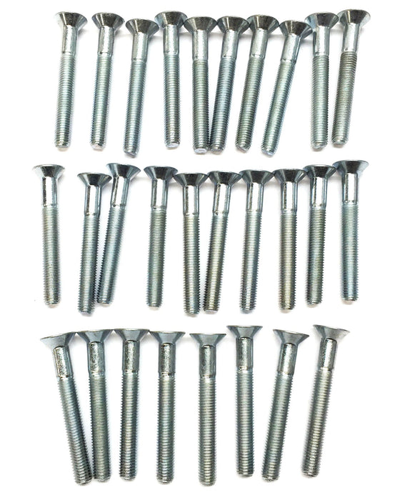 U-Lift 1/4"-28 x 2" Flat Head Stainless Steel Bolt [Lot of 28] NOS