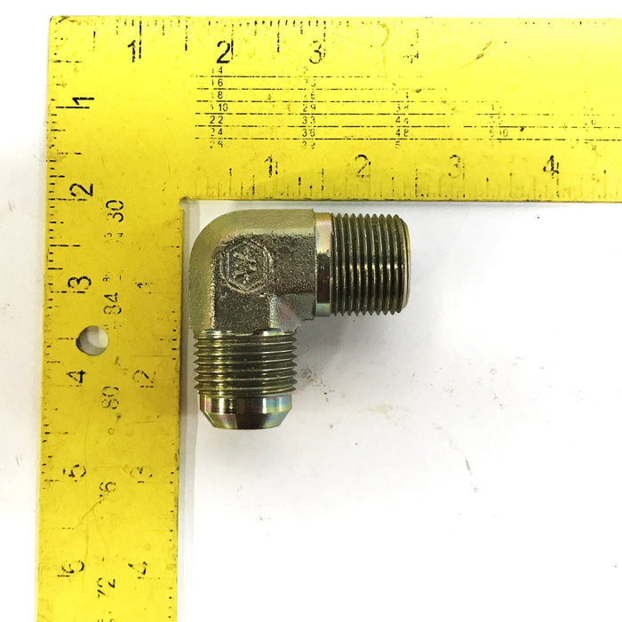 Eaton Weatherhead 37 Degree Flare 90 Degree Steel Elbow [Lot of 3] NOS