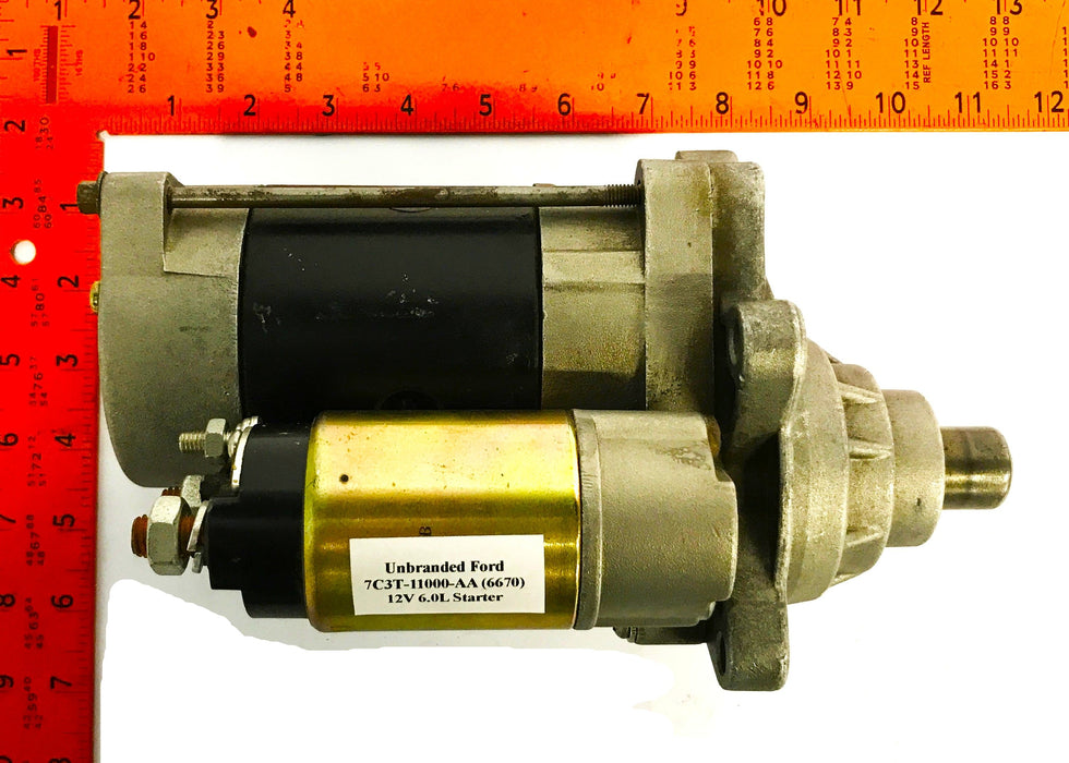 Unbranded Ford 12V 6.0 Starter 7C3T-11000-AA NOS