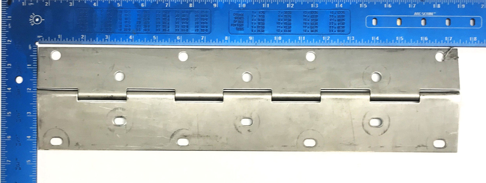 Unbranded Approx 17-7/16 x 4-13/16" Rear Ramp Piano Hinge USED