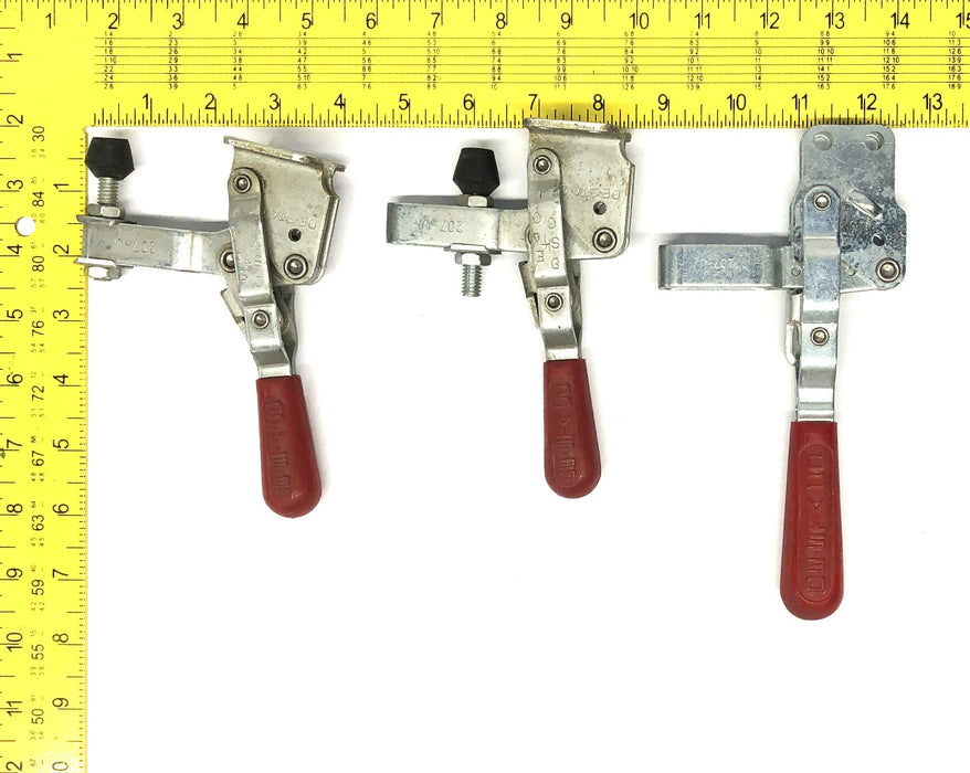 Destaco Vertical Hold Down Clamp 207-U [Lot of 3] USED