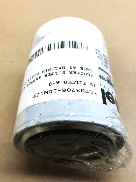 Fluitek Spin-On Hydraulic Filter H3706-10M12T NOS