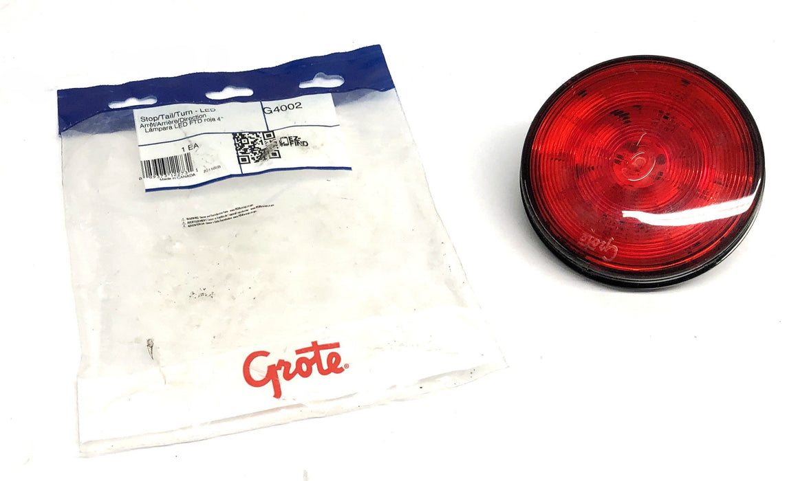Grote 4 Inch LED Stop/Turn/Tail Lamp With Black Trim G4002 NOS