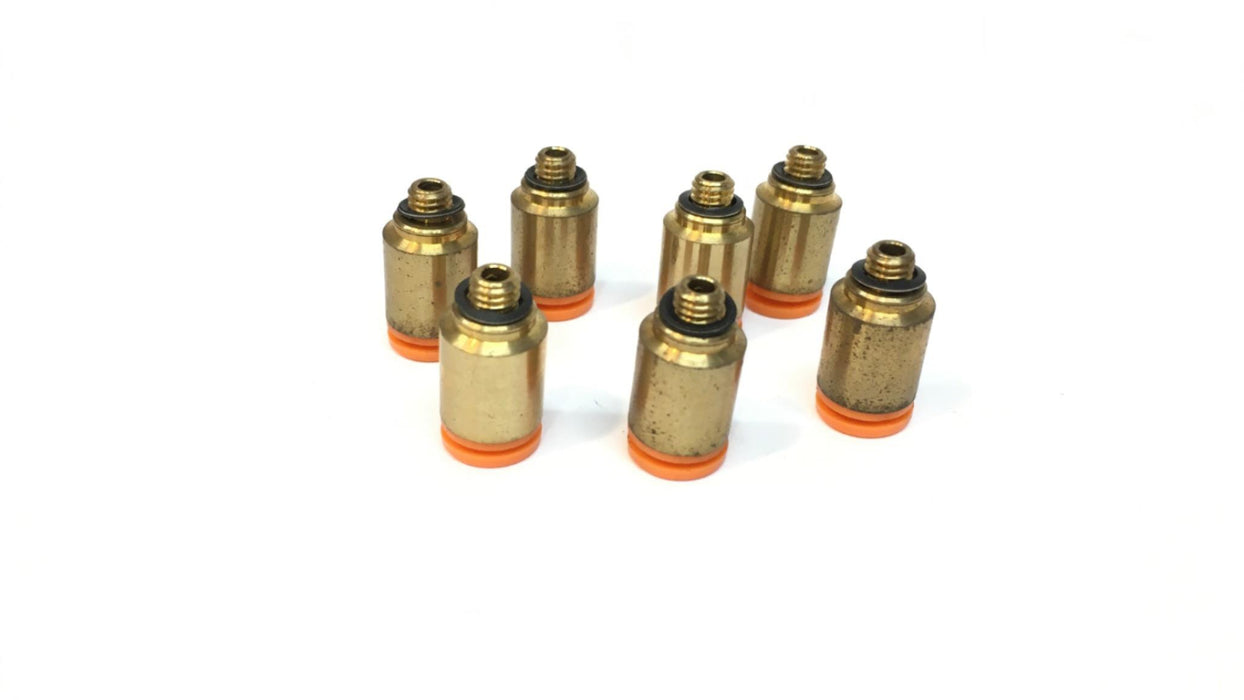 SMC Hex Head Male Connector 1/4-in Tube UNF Port KQS507-32 [ LOT OF 7 ]