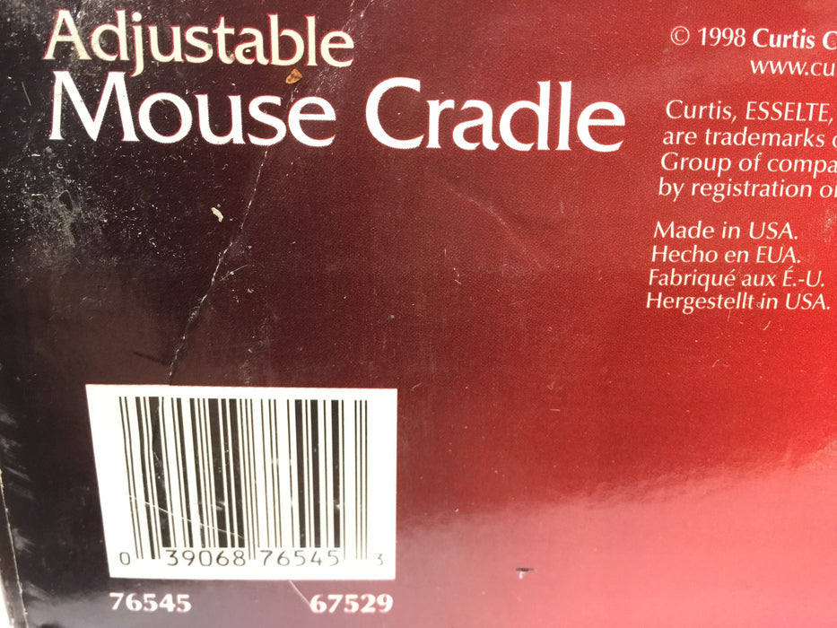 Curtis Esselte Adjustable Mouse Cradle 76545 67529 NOS