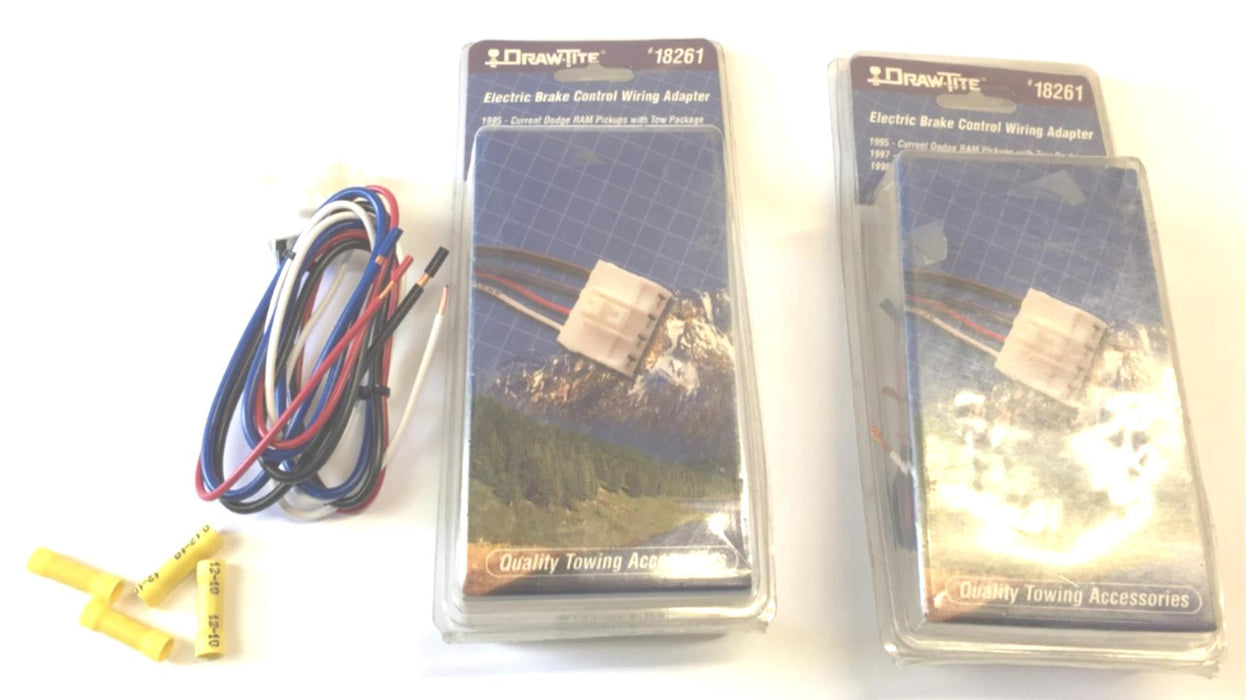 Draw-Tite Electric Brake Control Wiring Adapter 18261 (Lot of 2)