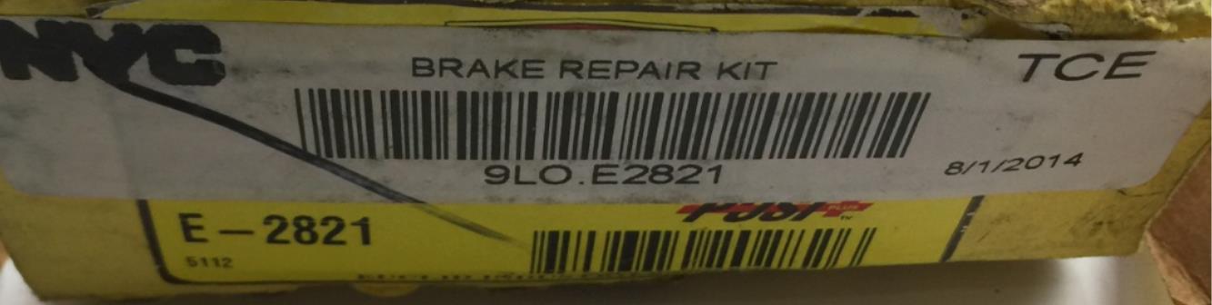 Euclid Brake Shoe Repair Kit E-2821