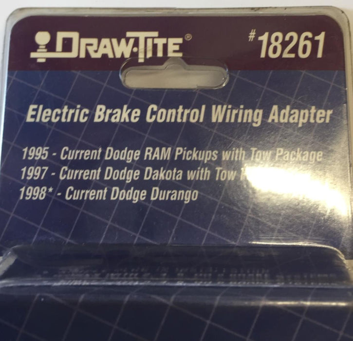 Draw-Tite Electric Brake Control Wiring Adapter 18261 (Lot of 2)