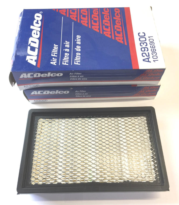 Elemento de filtro de aire ACDelco A2930C (lote de 2)