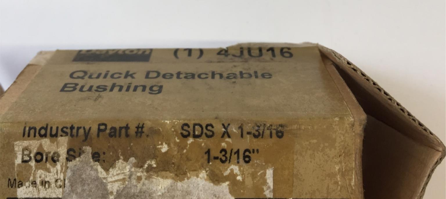 Quick 4JU16 Detachable Bushing, SDS Series, 1-3/16" Bore Dia., 1.313" Length NOS