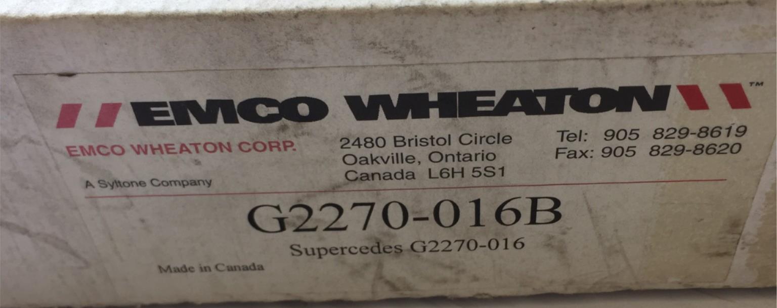 Emco Wheaton G2270-016B Fuel Tank Level Control Valve NOS