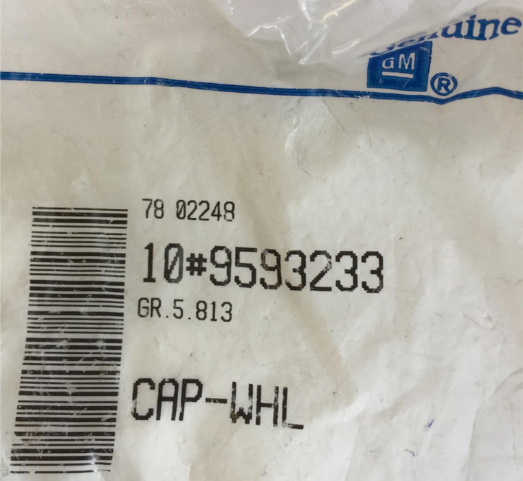 GM 9593233 Wheel Nut Cap ( Lot of 5) OEM