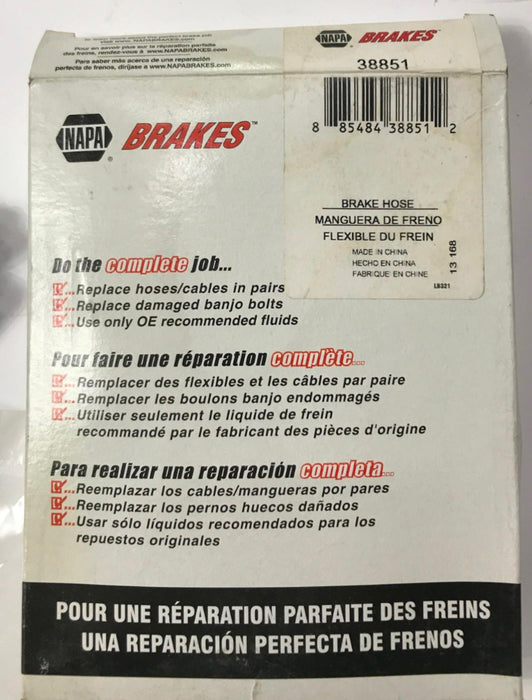 NAPA Front Brake Hose 38851