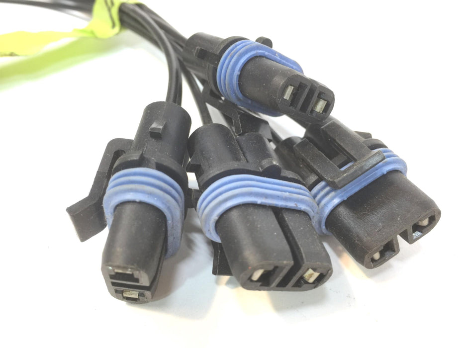 NAPA 2 PIN BLUE BAND Male Connector Housing BLK WIres [ LOT OF 4 ]  NOS