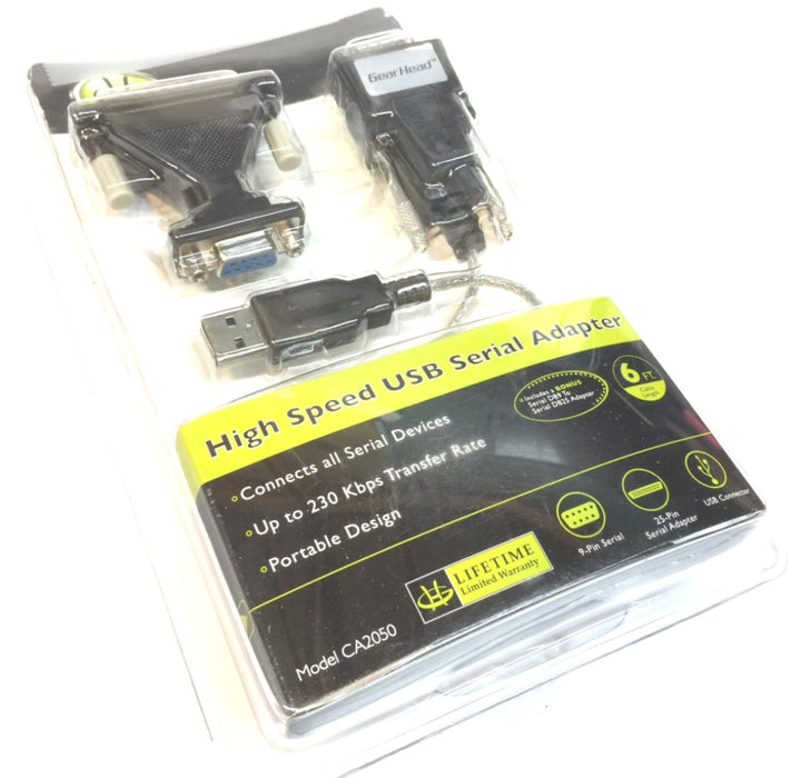 Gear Head High Speed USB Serial Adapter CA2050