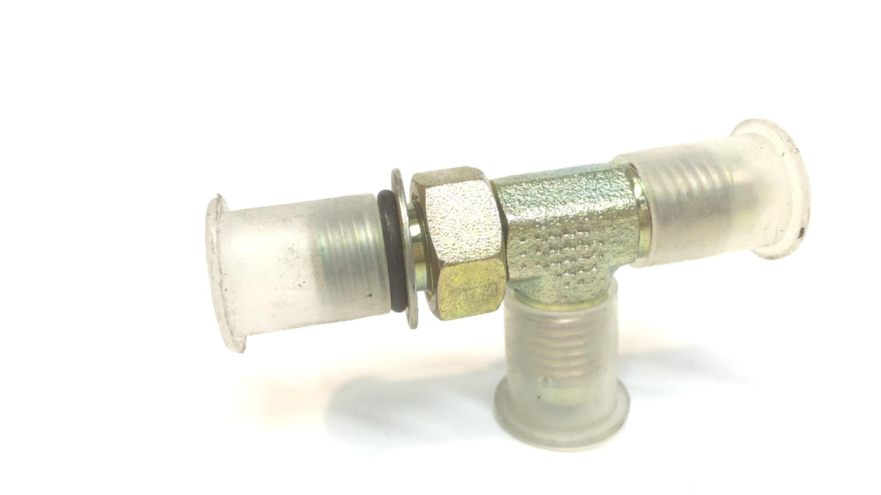 EATON AEROQUIP 203005-4-4S P/S TANK SOLENOID T-FITTING Run Tee, 1/4" Male NOS