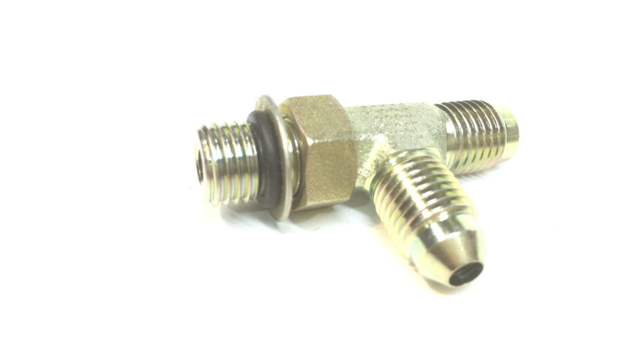 EATON AEROQUIP 203005-4-4S P/S TANK SOLENOID T-FITTING Run Tee, 1/4" Male NOS
