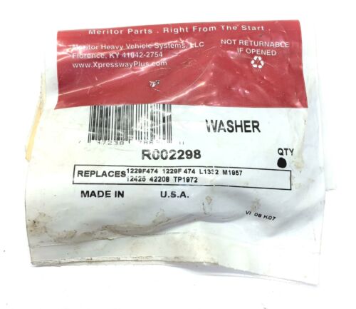 Arvin Meritor Steer Axle Spindle Lock Bearing Adjusting Washer R002298 NOS