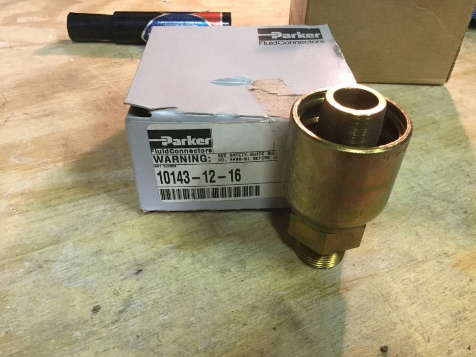 Parker Fitting 10143 12-16 NOS