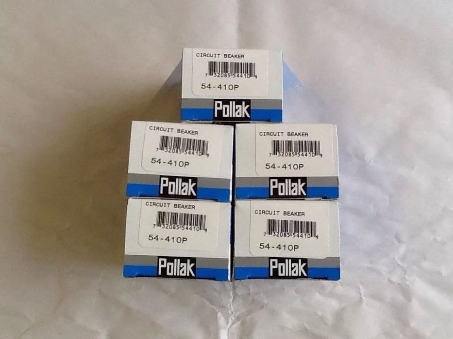 Pollak 54-410P Circuit Breakers [5 IN LOT] NOS