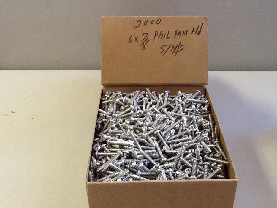 Assortment Of Sheet Metal Screws [Approx. 4100 In Lot] NOS