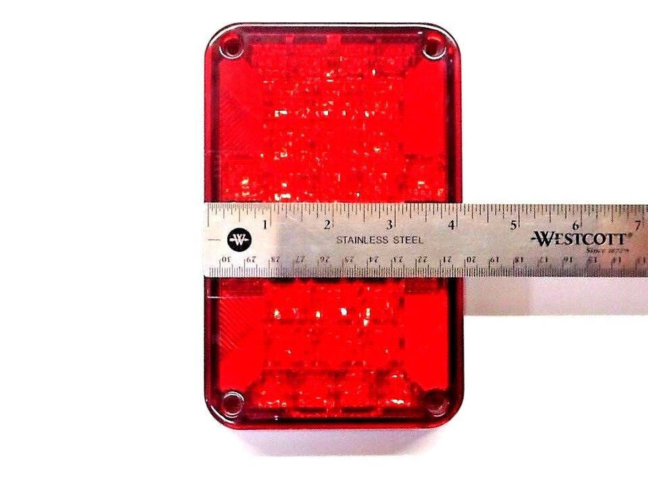 Sound Off Red LED Tail Lamp 6.5" x 4" ECV461STTP NOS