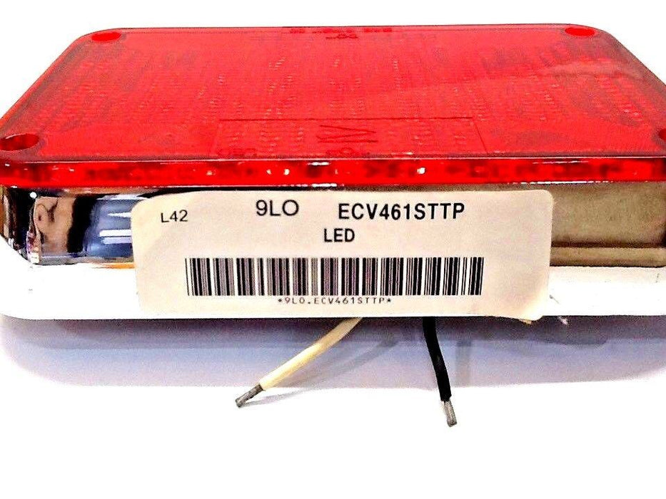 Sound Off Red LED Tail Lamp 6.5" x 4" ECV461STTP NOS