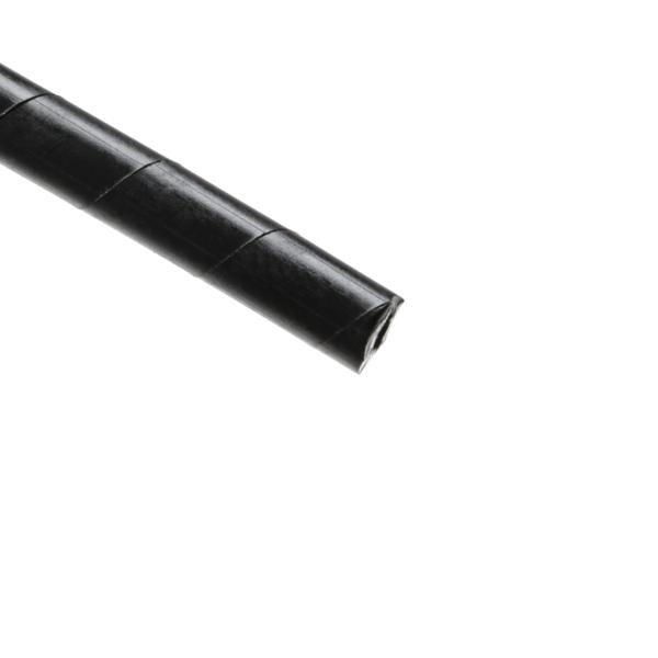 Hellermann Tyton 1NFP Spiralwrap Protective Sheathing .13" Dia Black 100' Roll