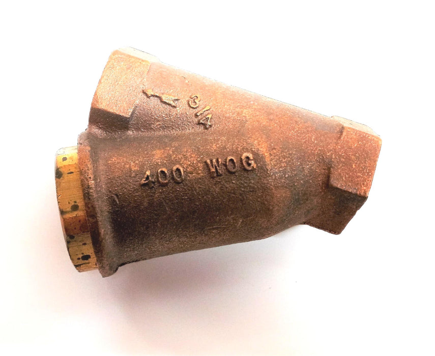 Conbraco 3/4" Y Strainer Valve Bronze No Bleeder Screw NOS