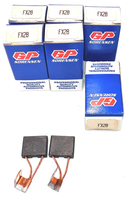 GP Sorensen Alternator Brush Sets Six Each FX28 / FX30 / FX33 [Lot of 18] NOS