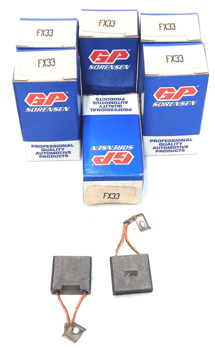 GP Sorensen Alternator Brush Sets Six Each FX28 / FX30 / FX33 [Lot of 18] NOS