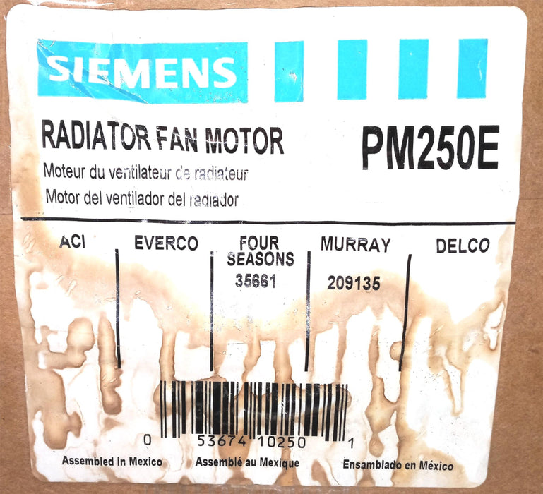 Siemens Blower Motor PM250E NOS