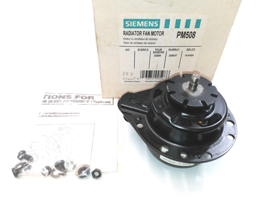 Siemens Engine Cooling Fan Motor 12V PM508 NOS