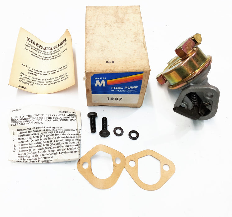Master Fuel Pump 1087 NOS