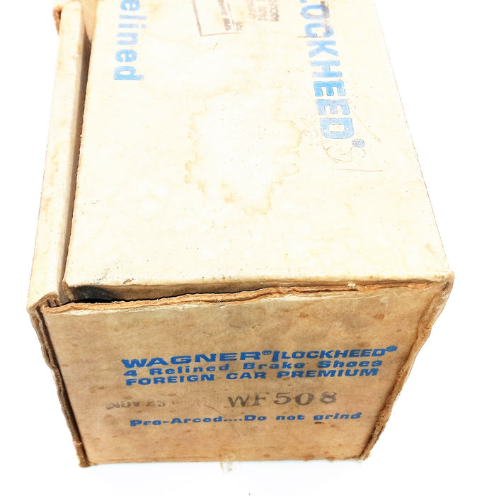 Wagner Re-Lined Brake Shoes WF508 NOS