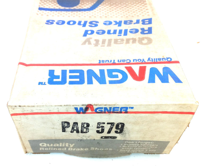 Wagner Re-Lined Brake Shoes PAB579 NOS