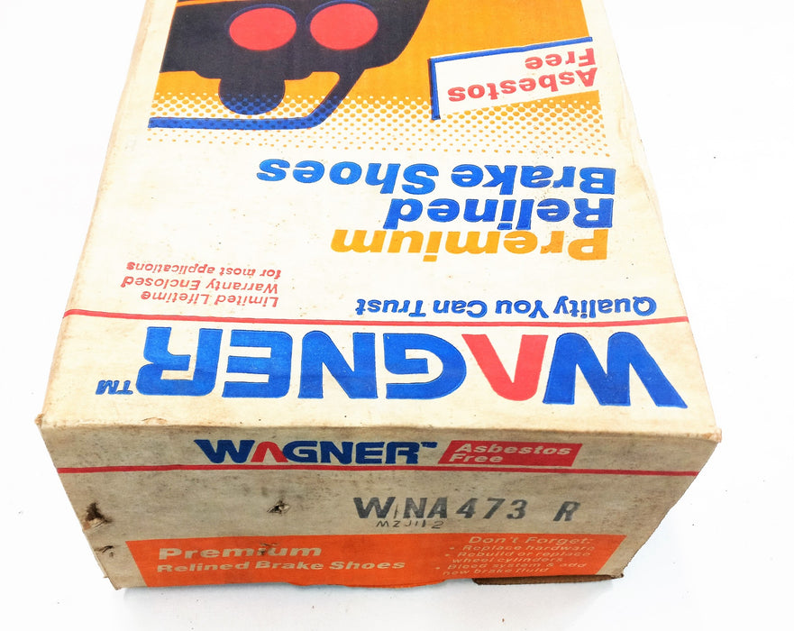 Wagner Re-Lined Brake Shoes WNA 473 R NOS