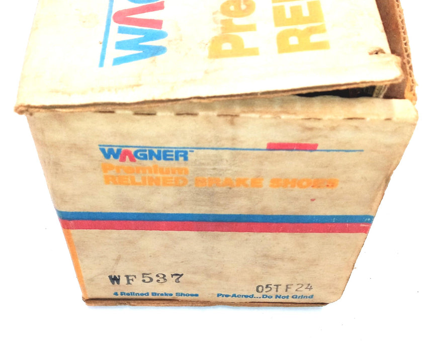 Wagner Re-Lined Brake Shoes WF537 NOS