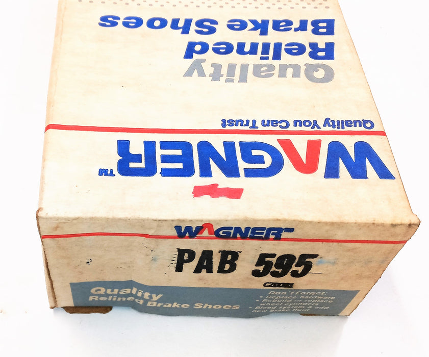 Wagner Re-Lined Brake Shoes PAB595 NOS