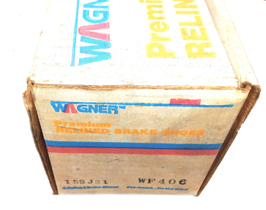 Wagner Re-Lined Brake Shoes WF406 NOS