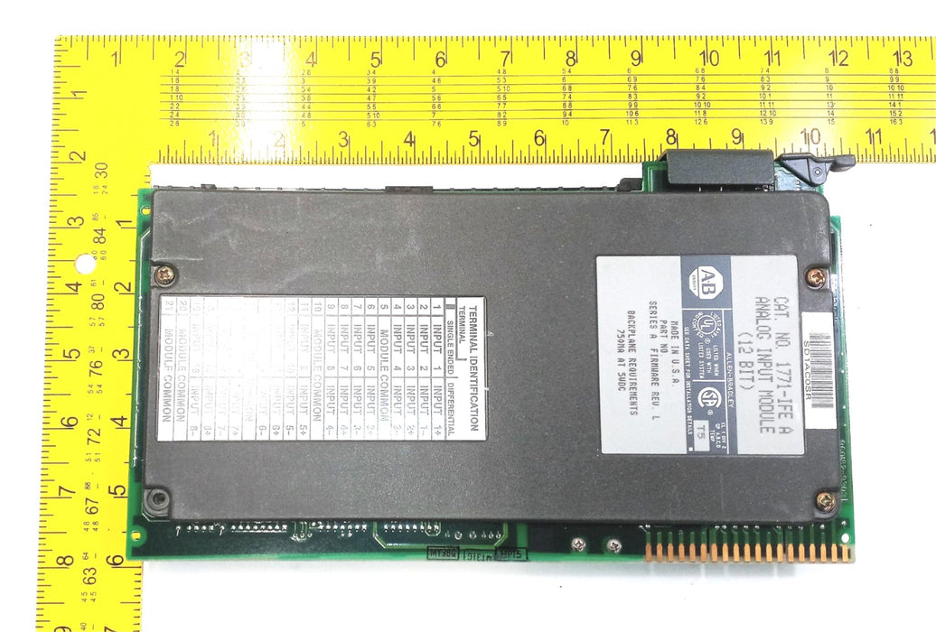 Allen Bradley 12 Bit Analog Input Module 1771-IFE A Ser A Firmware Rev. L USED