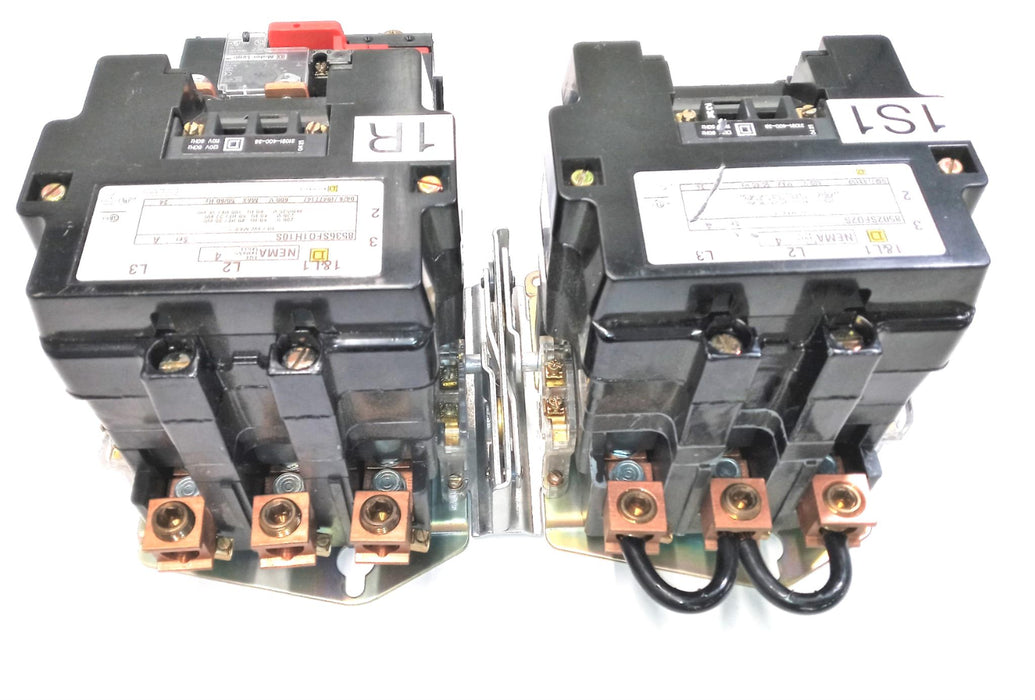 Square D Motor Starter 8502SF02S Ser A - 8536SF01H10S Ser A  (No Enclosure) USED
