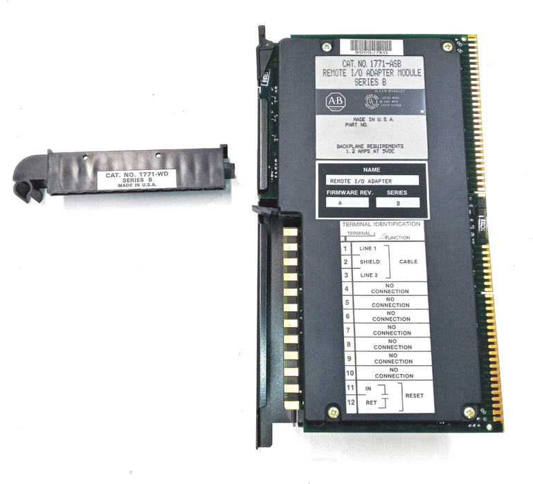 Allen-Bradley Remote I/O Adapter Module 1771-ASB Series B Firmware Rev. A USED