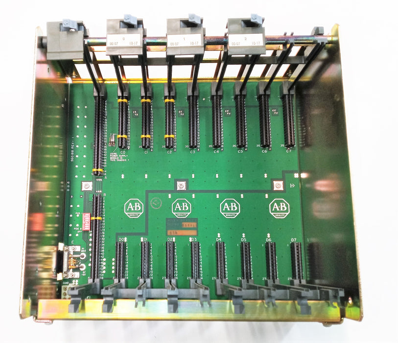 Allen-Bradley 8 Slot I/O Chassis 1771-A2B With 1771-CE USED