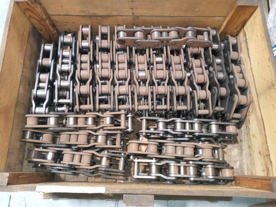 Tsubaki Escalator Roller Chain UST F42 96' in 64 18inch Segmented Lengths NOS